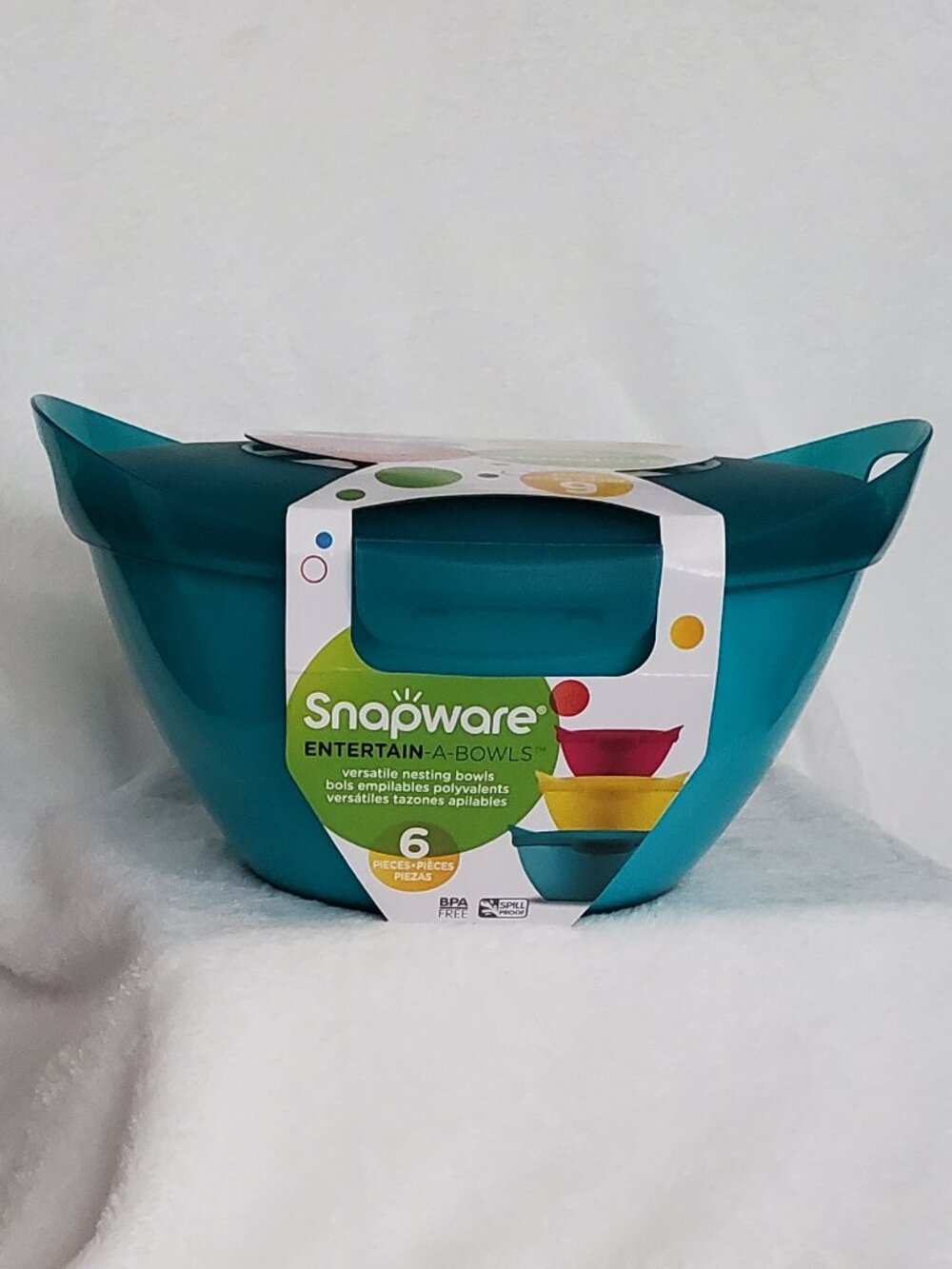 ENTERTAIN-A-BOWLS - Snapware RARE 6 pc set Brand New! HTF! Unique 4 Mother's Day